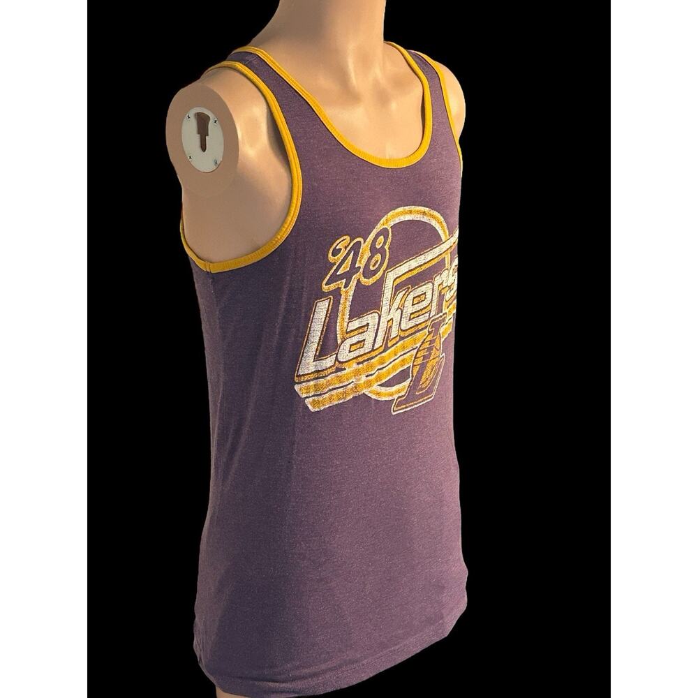 LOS ANGELES LAKERS-'48 Classics Throwback NBA-Basketball Men's Medium Tank Top - Picture 3 of 6